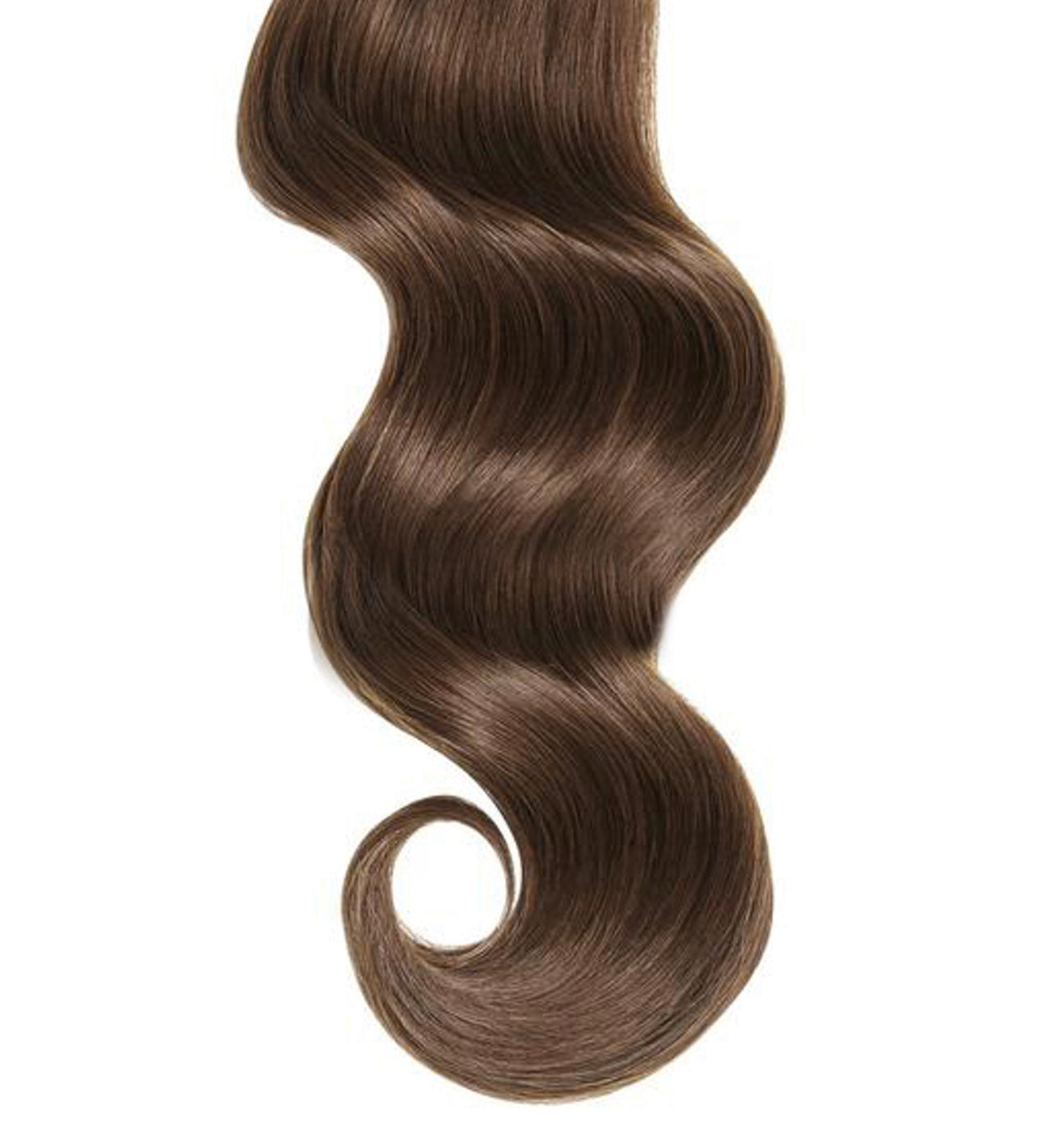 220 Gram -CHOCOLATE BROWN 10 Piece Clip-In Extensions